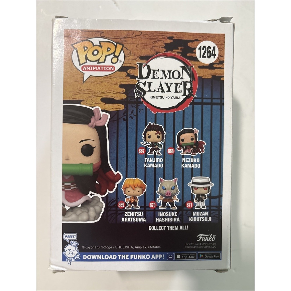 Funko POP Nezuko Kamado #1264 Vinyl Figure Demon Slayer Box Lunch Exclusive New - Picture 3 of 6